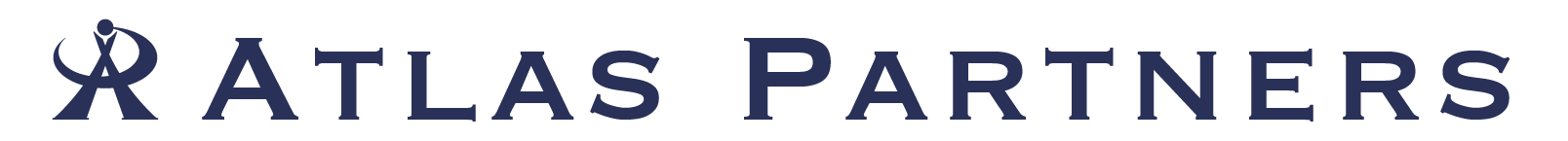 ATLAS PARTNERS ロゴ（ヘッダー濃色）